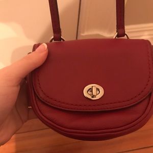 Red Coach Crossbody Small Purse
